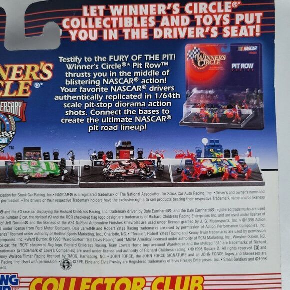 Original NASCAR  Dale Earnhardt Sr. Starting Lineup Series II 1998 Action Figure - Picture 6 of 8